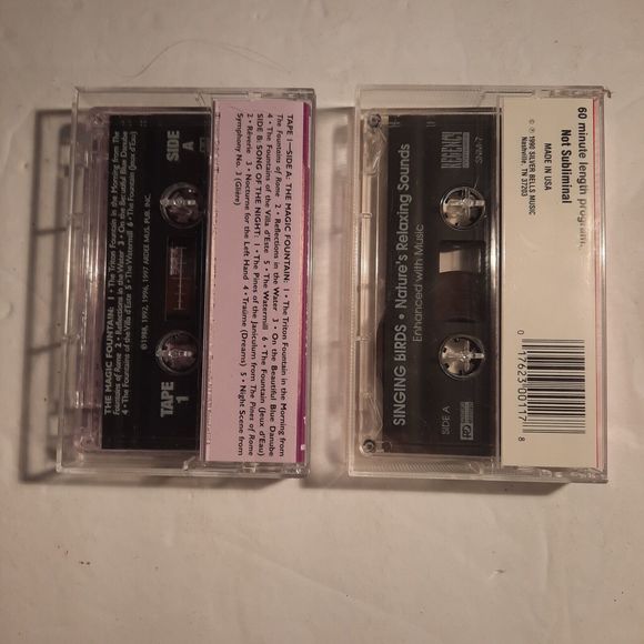 2 Vintage Nature Sound Cassettes - Serenade of Singing Bird - Picture 3 of 7